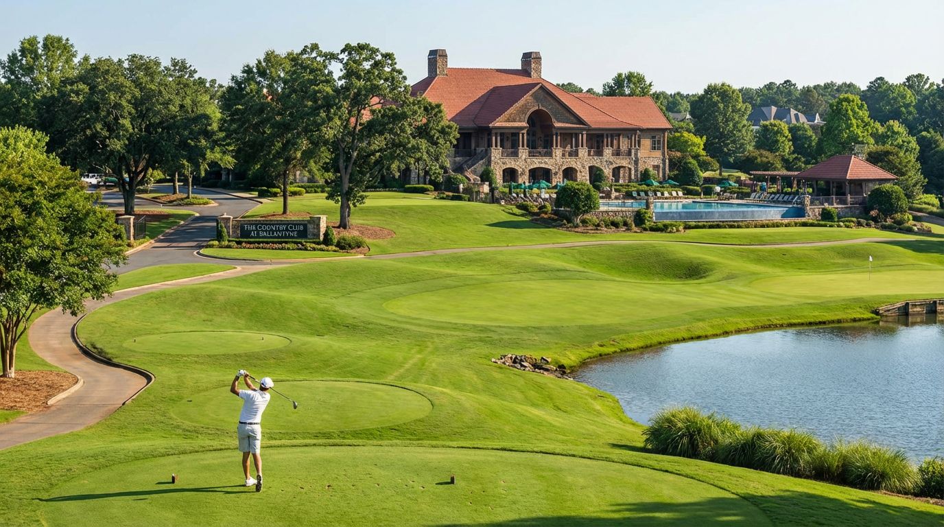 Golf courses and country clubs in Ballantyne Charlotte NC