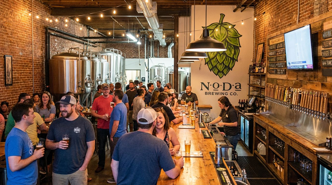 Thriving brewery and music scene in NoDa Charlotte NC