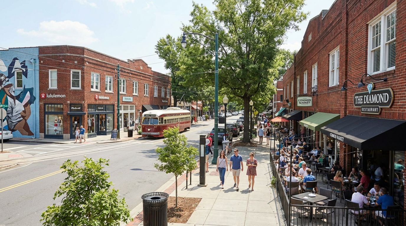 Close to Plaza Midwood in Optimist Park Charlotte NC