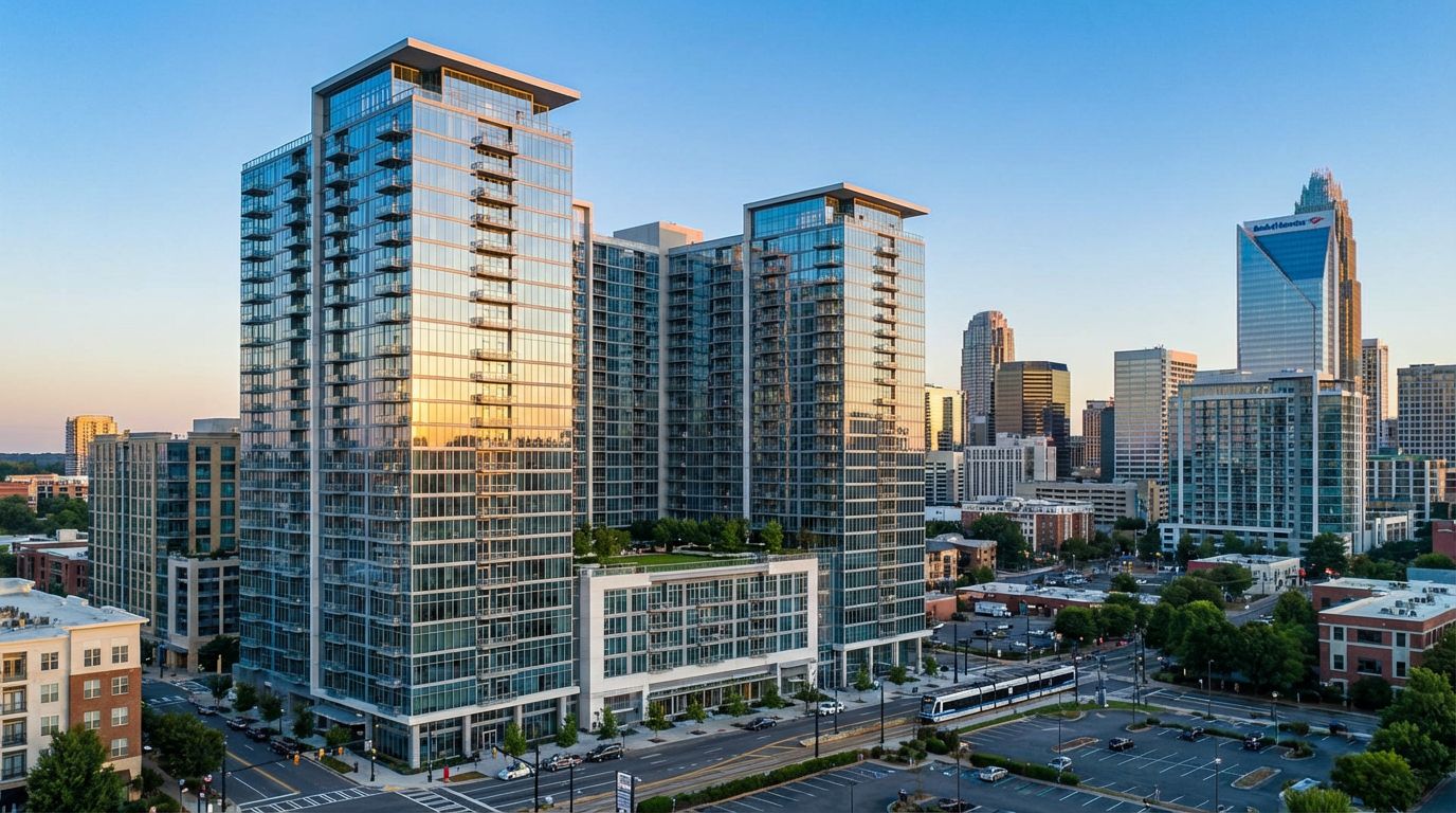 Luxury condos and penthouses in South End Charlotte NC
