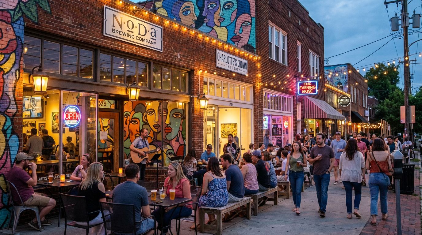 NoDa Charlotte NC neighborhood homes